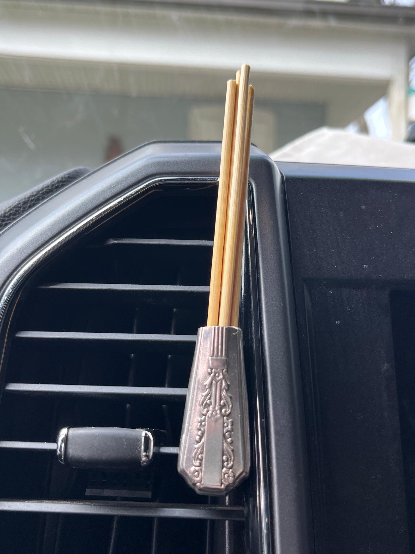 Car Air Freshener, Essential Oil Diffuser or Mini Vase made from Antique Knife Handles
