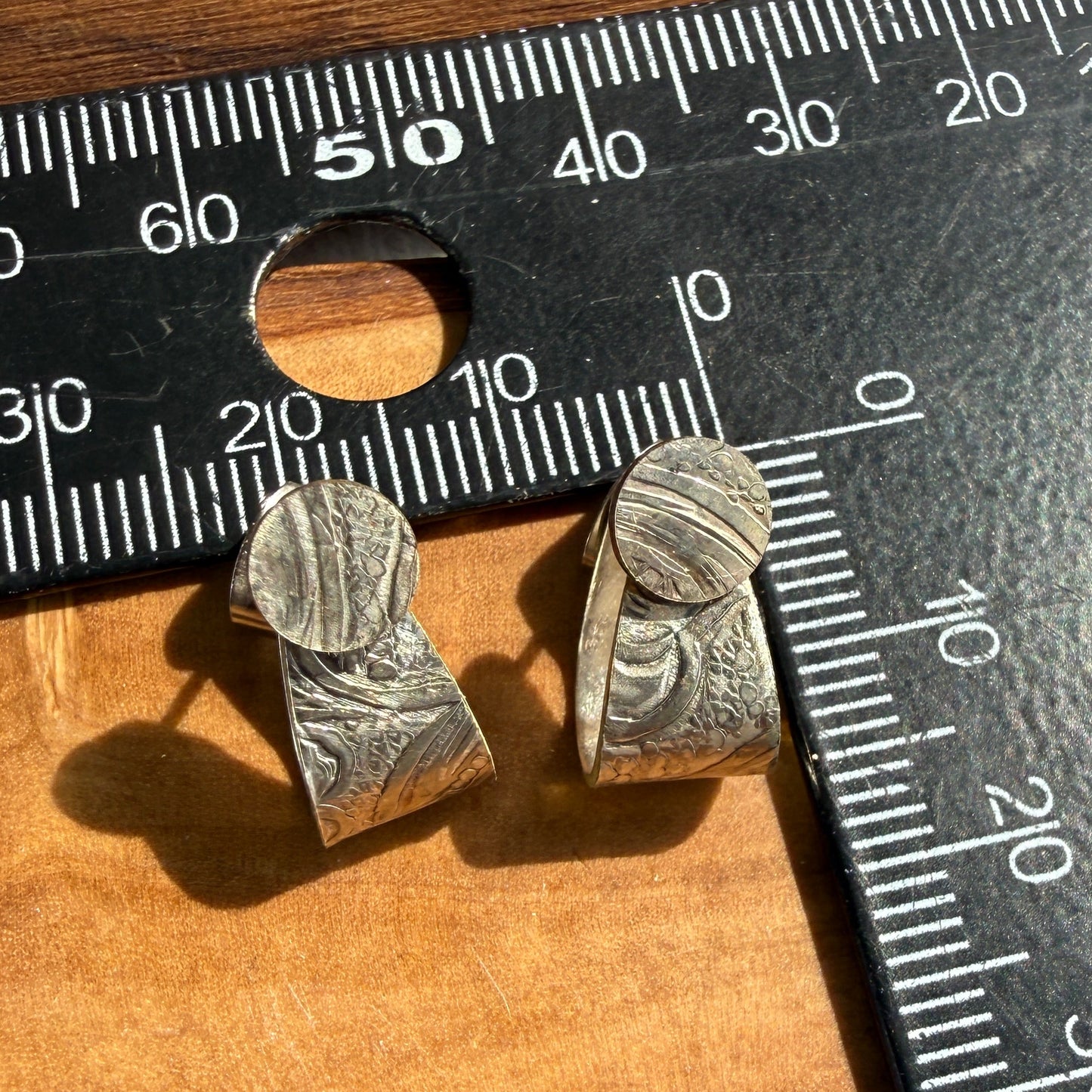 Silver Cuff Earrings - Small