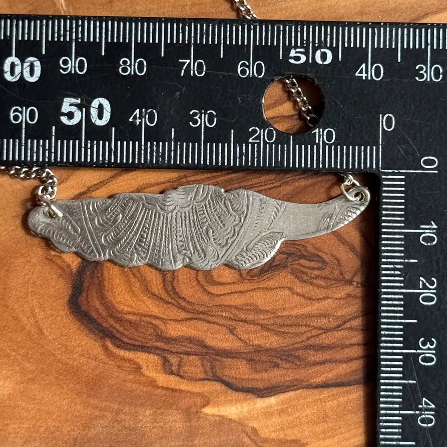Silver Feather Pendant