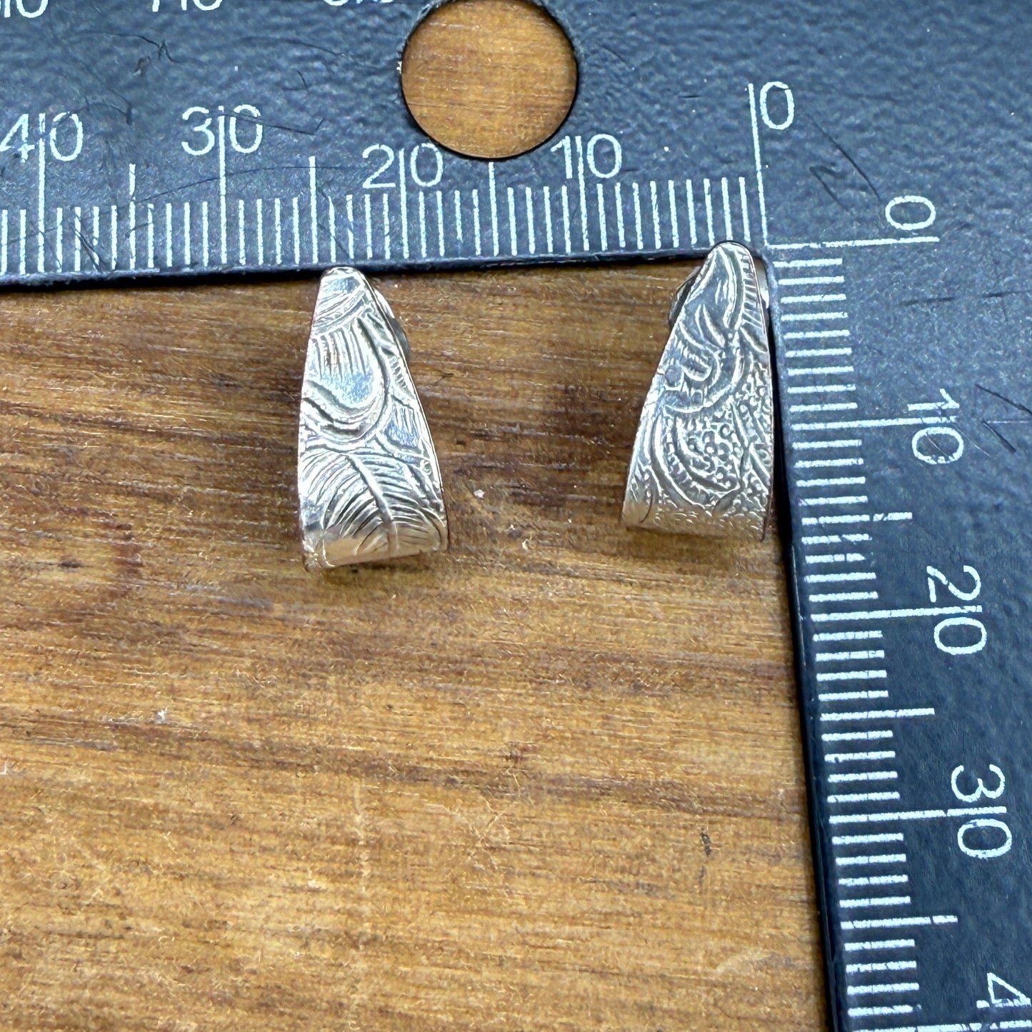 Silver Serving Tray Earrings
