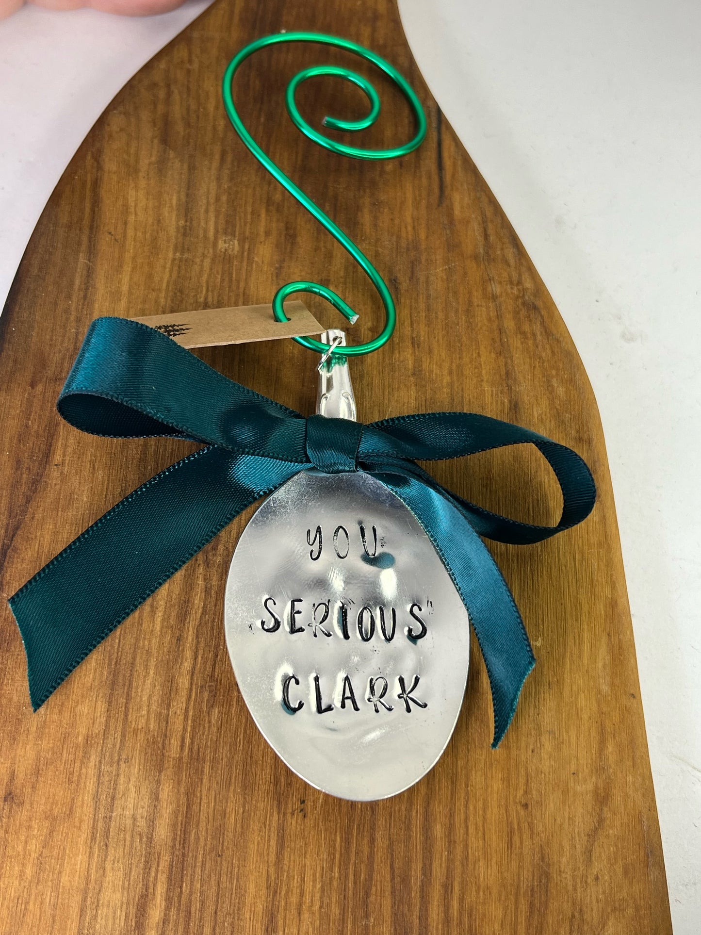 Silver Christmas Holiday Ornament