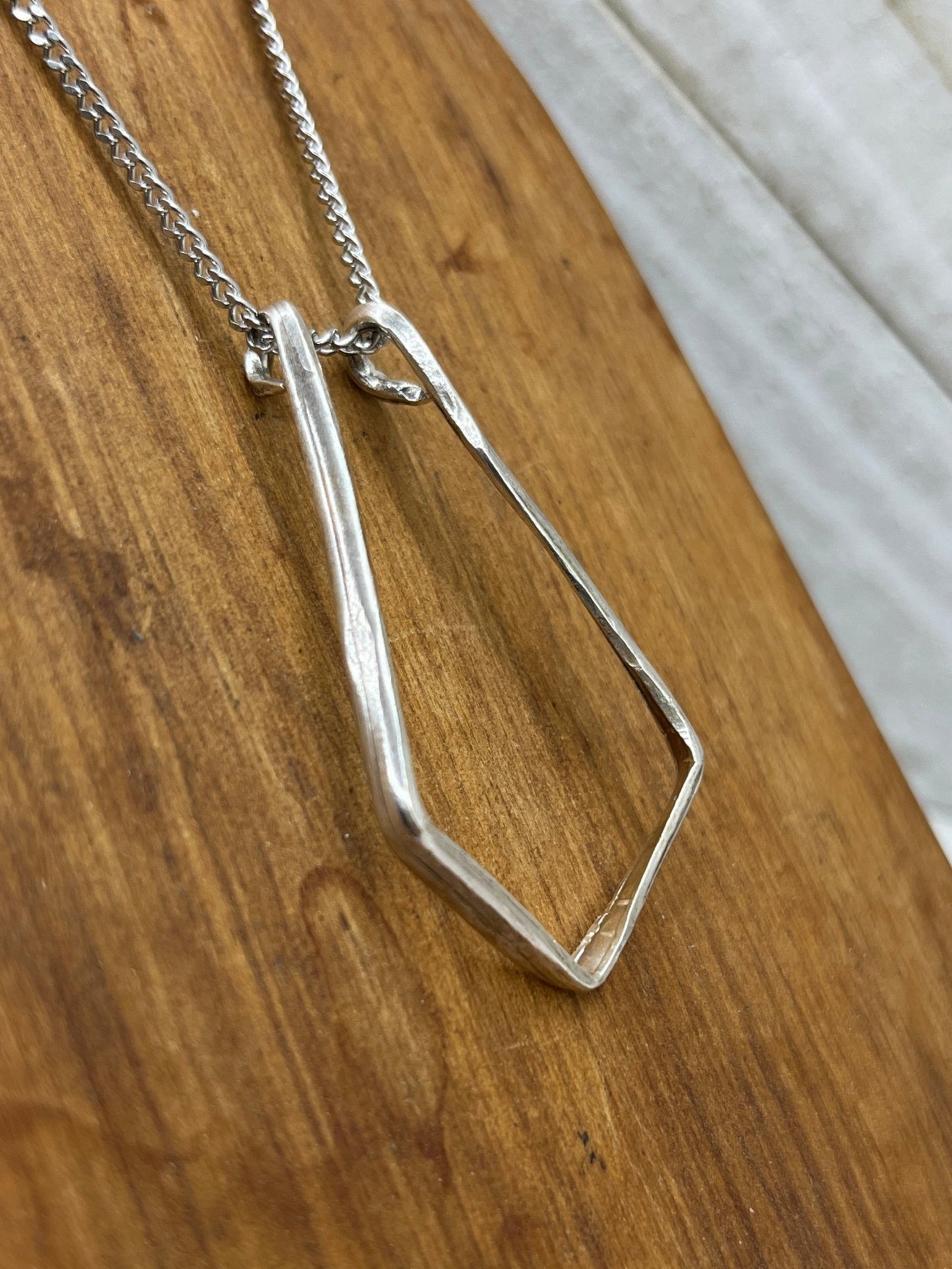 Sterling Silver Ring Keeper Ring Holder Pendant Necklace
