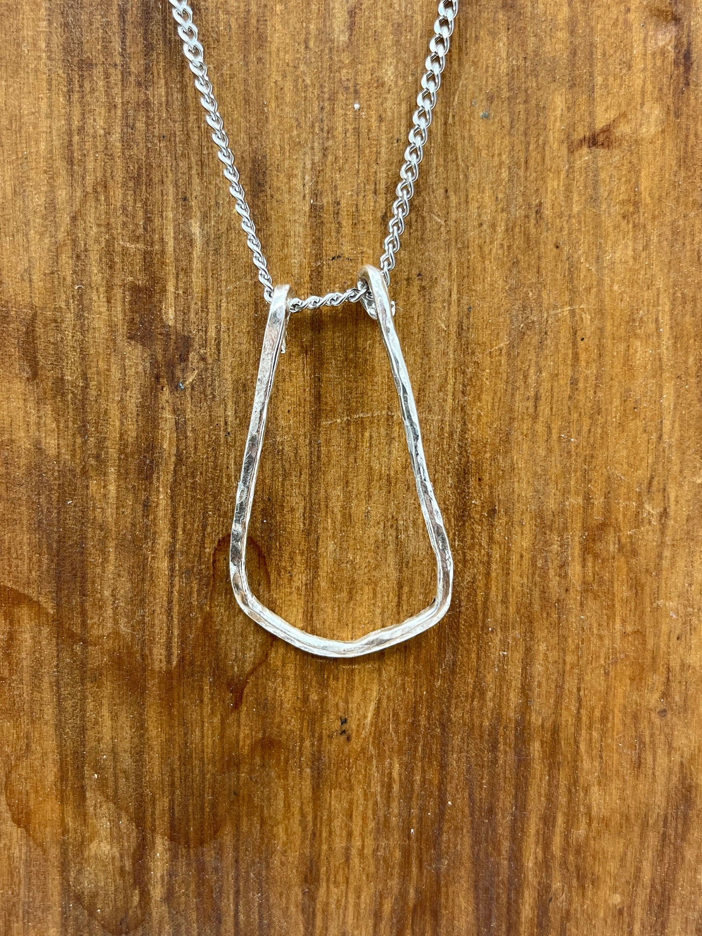 Sterling Silver Ring Keeper Ring Holder Pendant Necklace