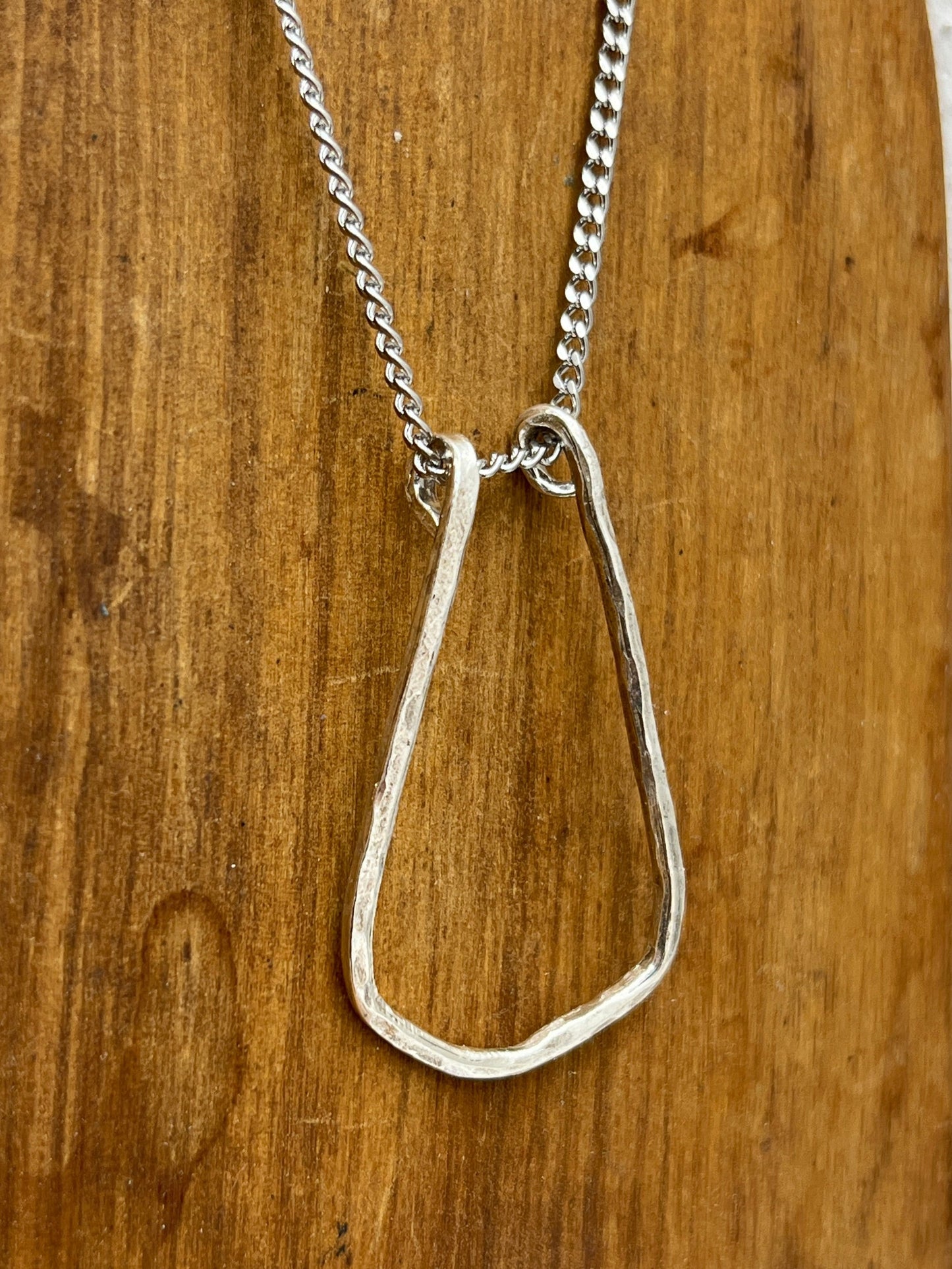 Sterling Silver Ring Keeper Ring Holder Pendant Necklace