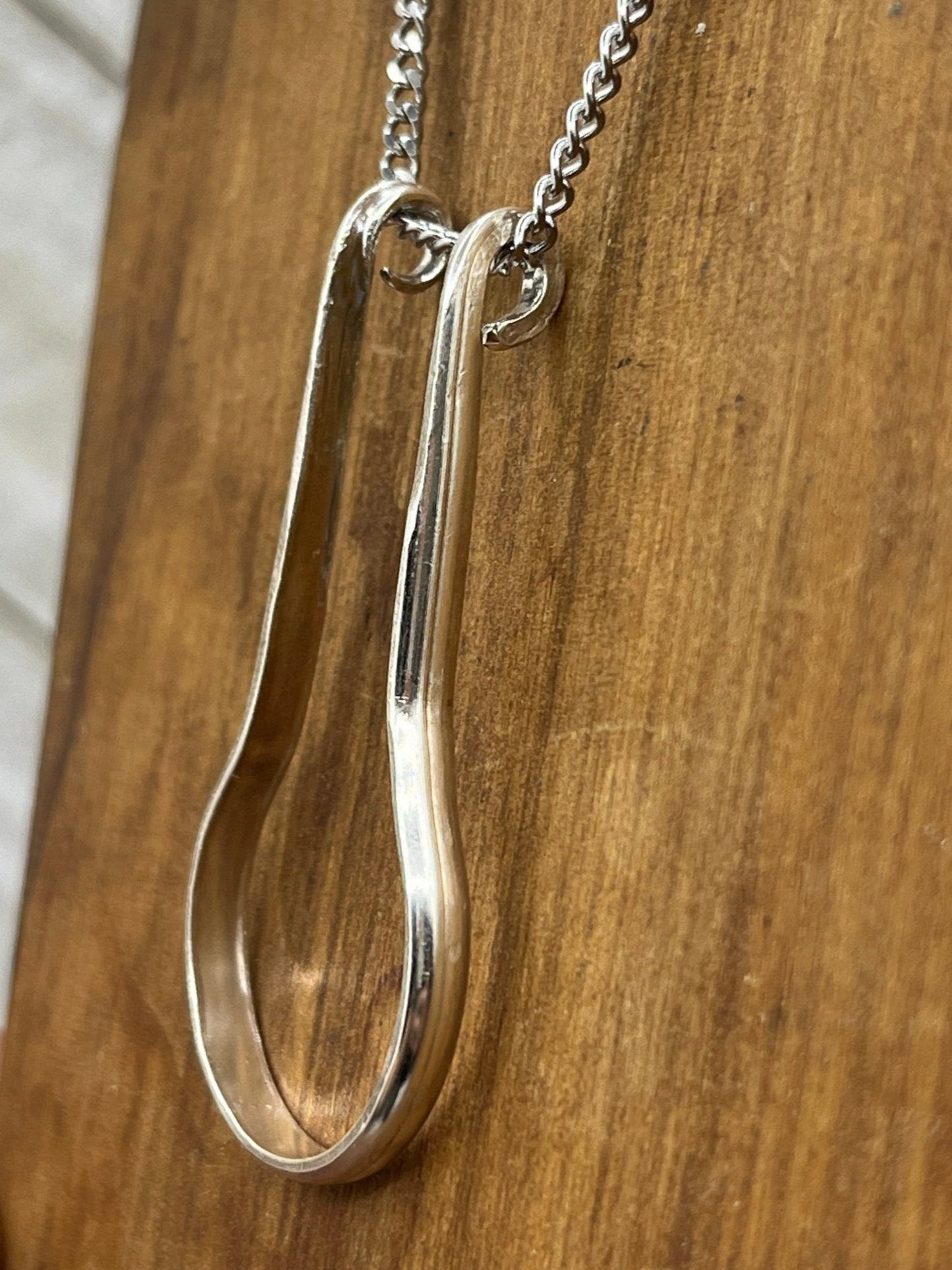 Sterling Silver Ring Keeper Ring Holder Pendant Necklace