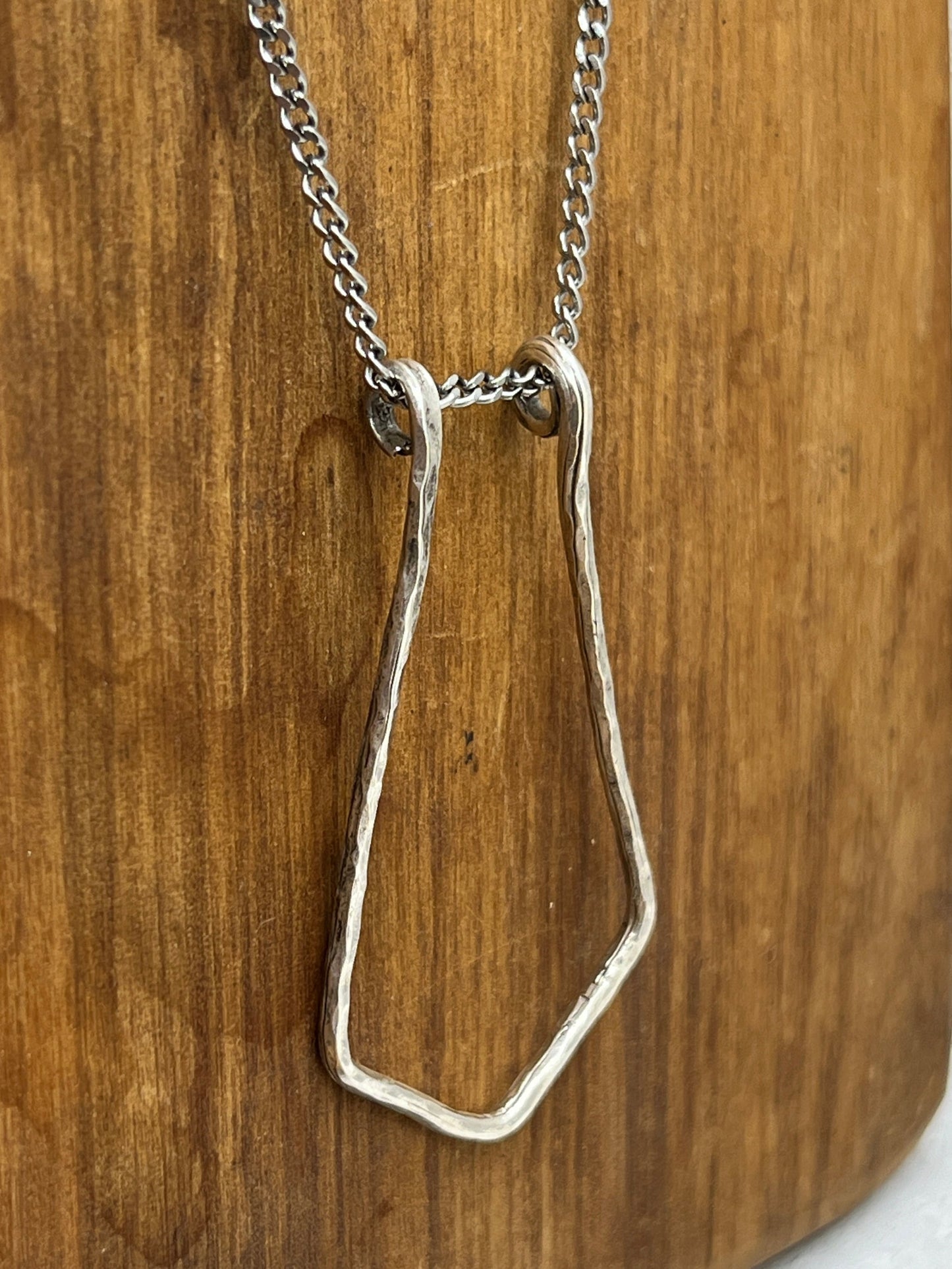 Sterling Silver Ring Keeper Ring Holder Pendant Necklace