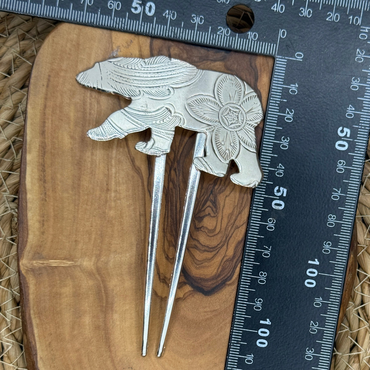 French Hair Pin - Bear