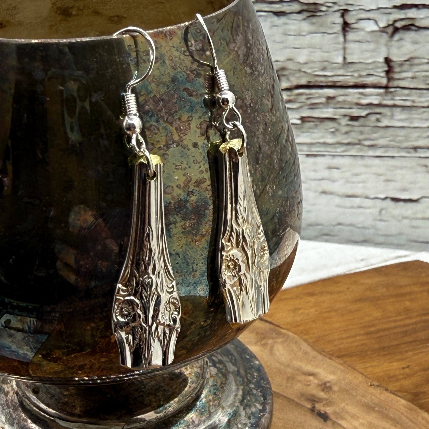 Silver Spoon Earrings