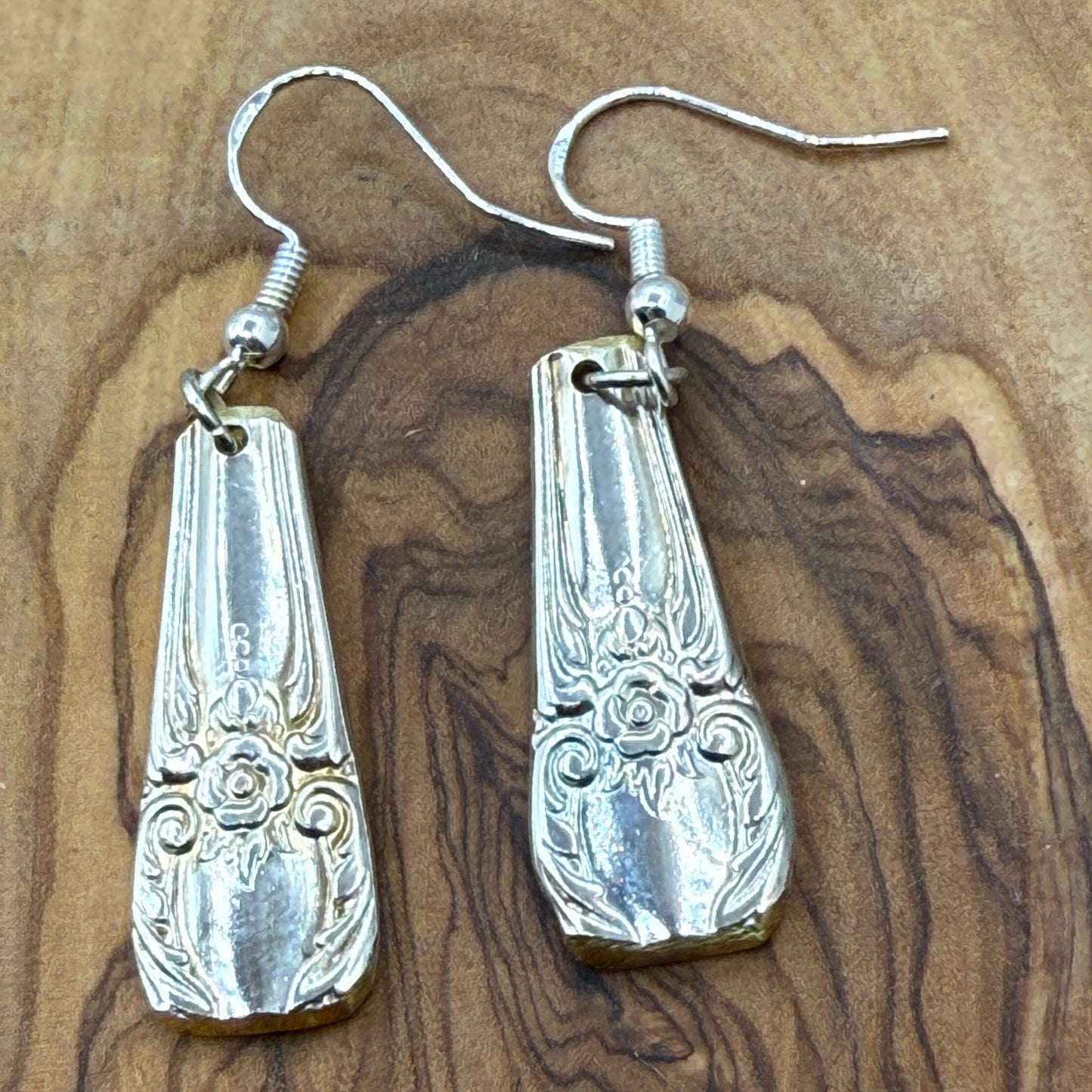 Silver Spoon Earrings