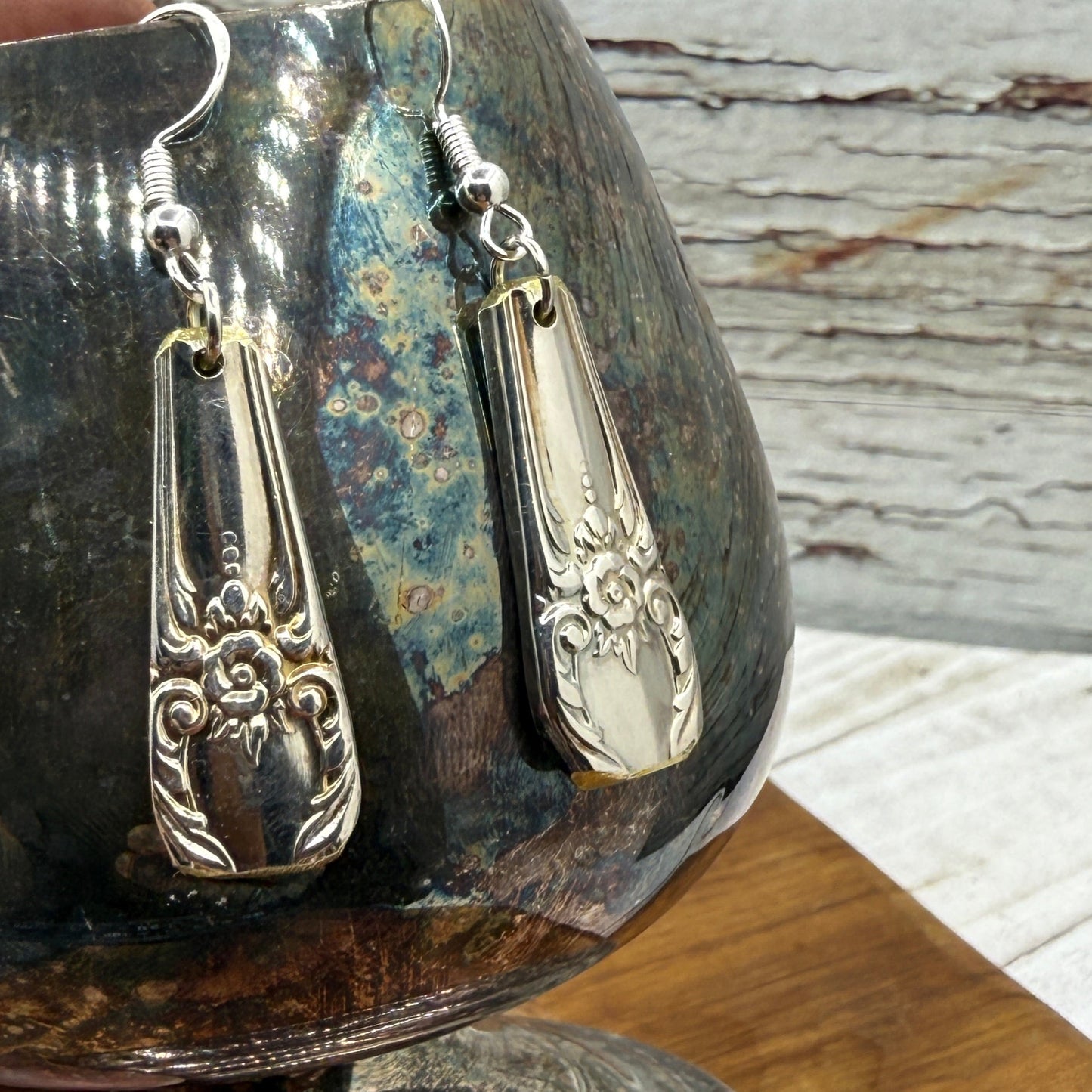 Silver Spoon Earrings
