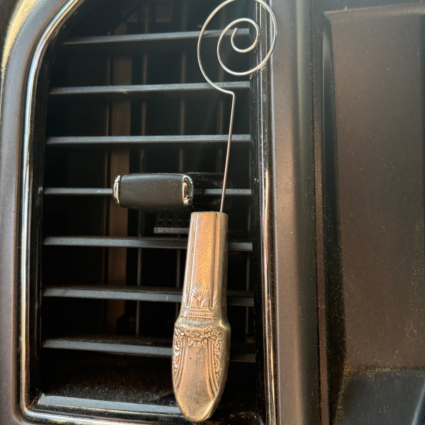 Car Air Freshener, Essential Oil Diffuser or Mini Vase made from Antique Knife Handles
