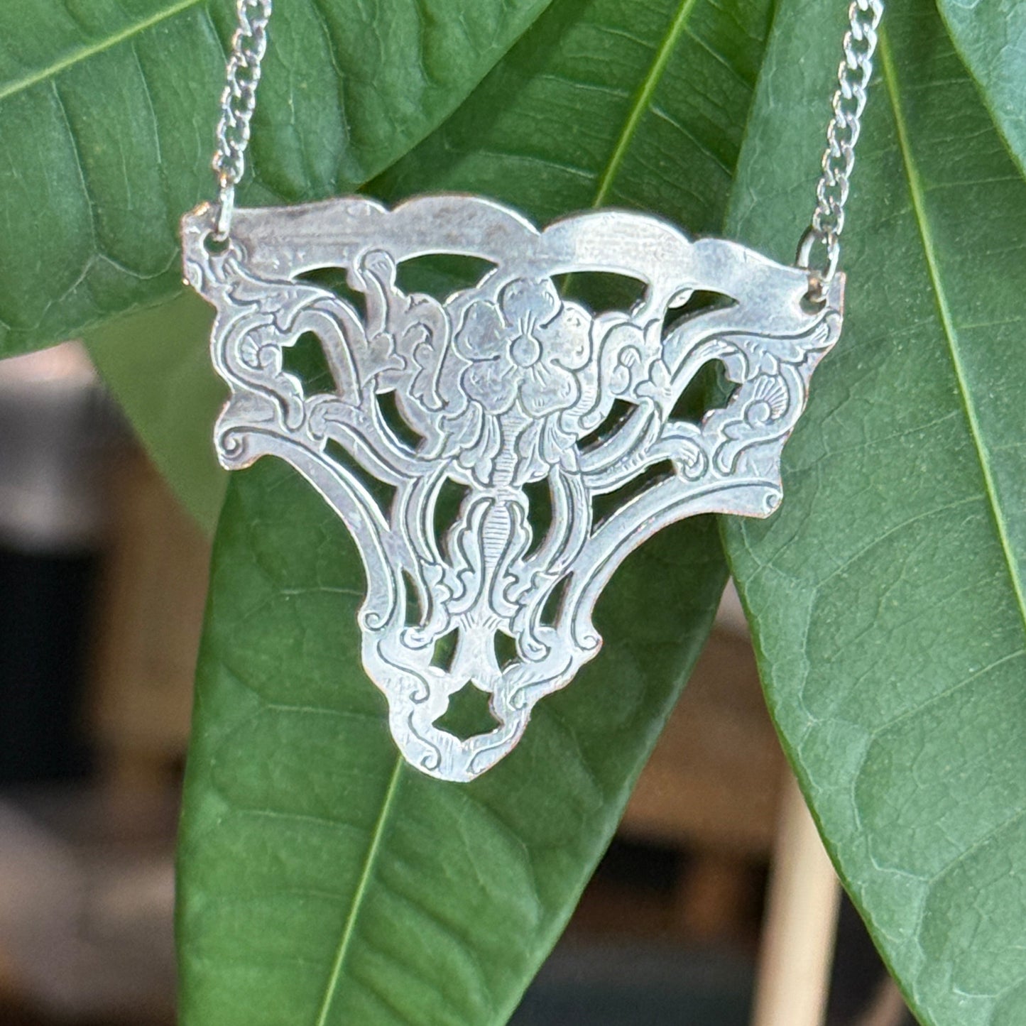 Silver Tray Pendant