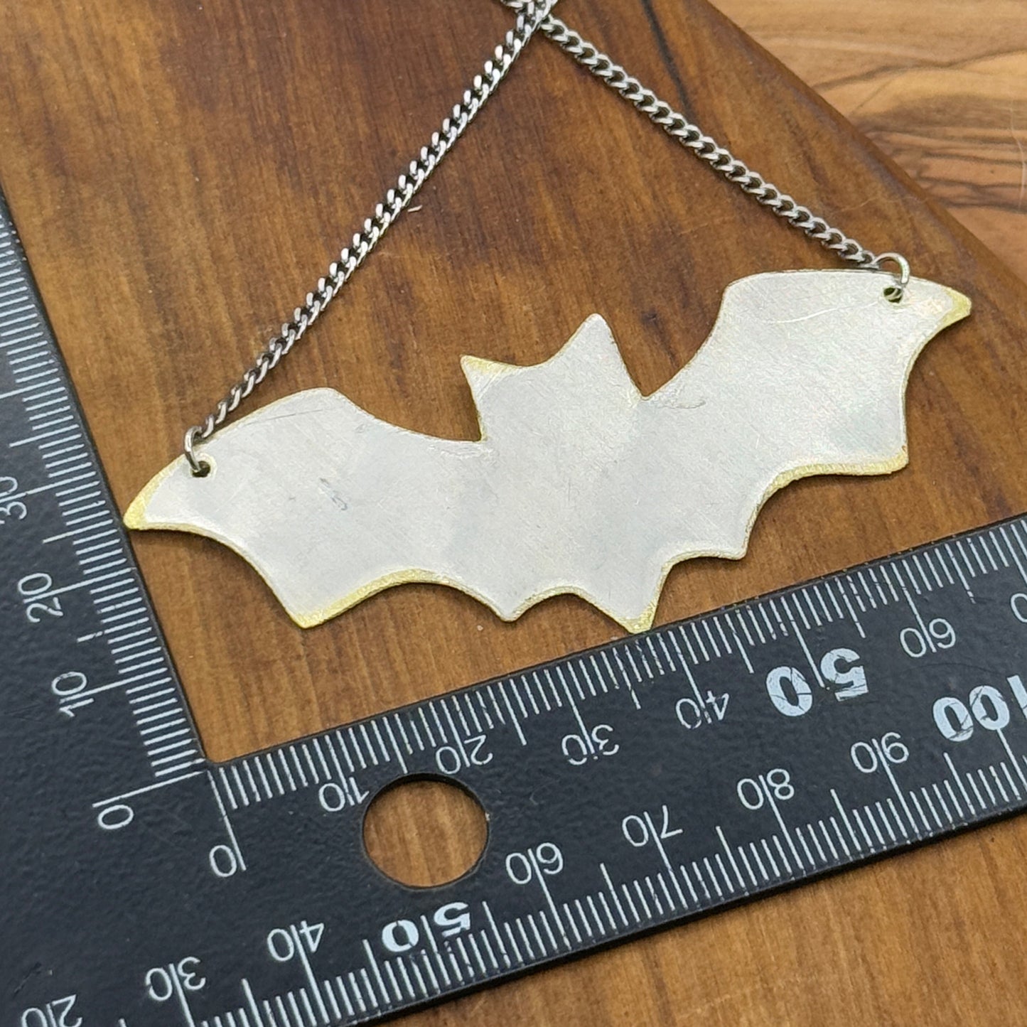 Silver Bat necklace