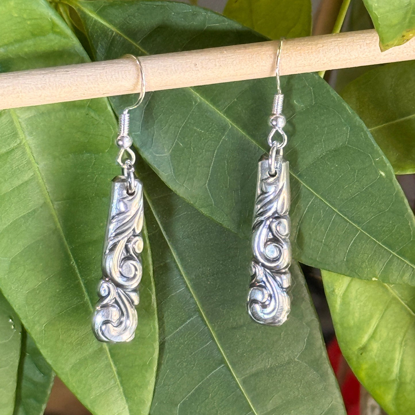 Silver Spoon Earrings