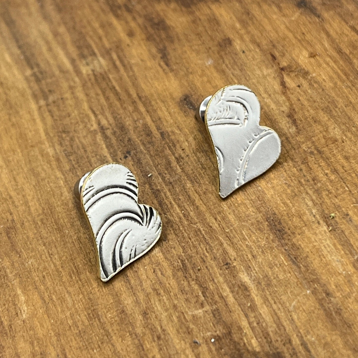 Heart Stud Earrings