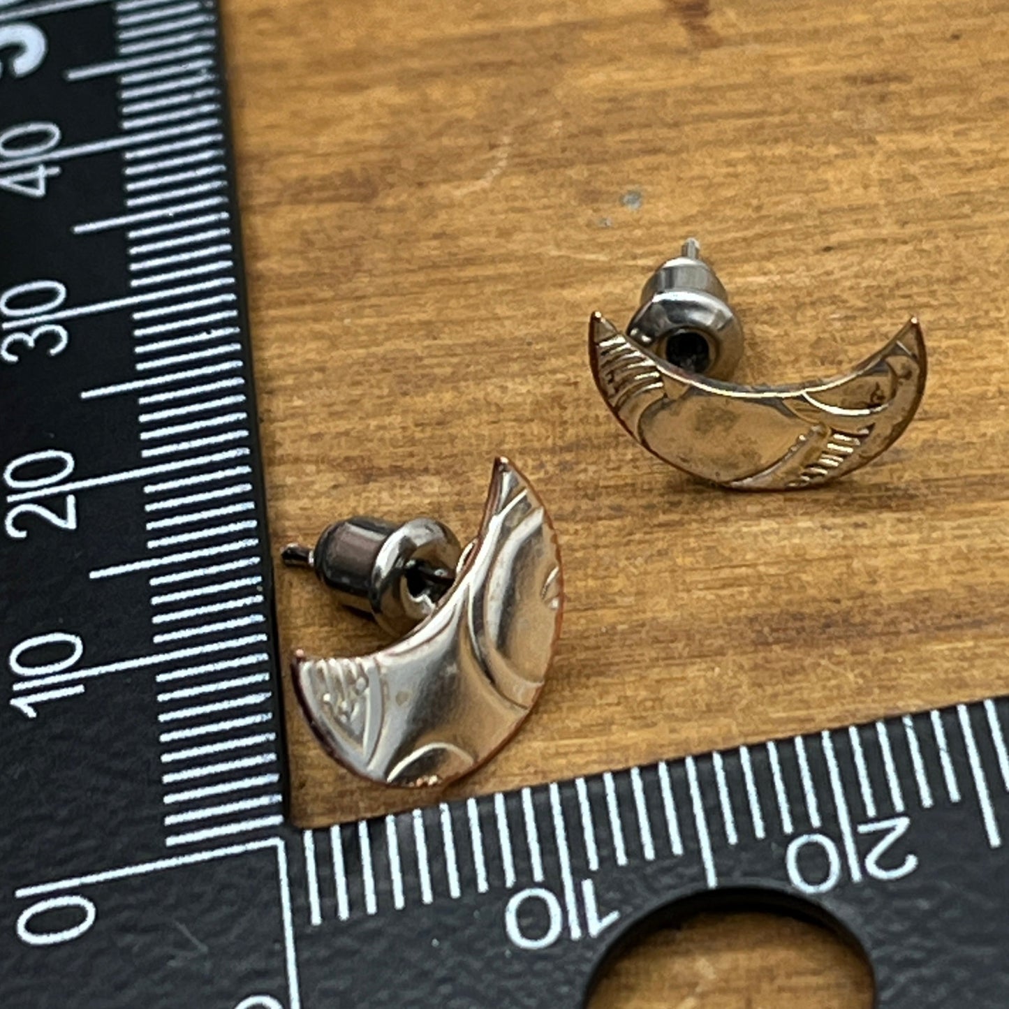Moon Stud Earrings