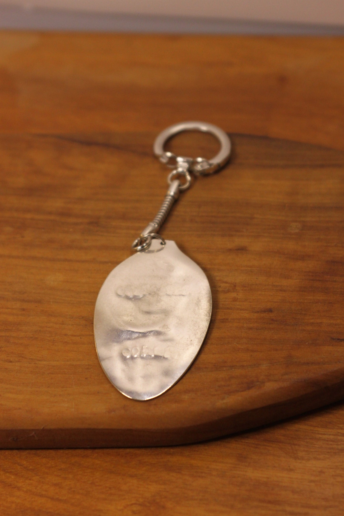 Silver Spoon Adventure Awaits Keychain