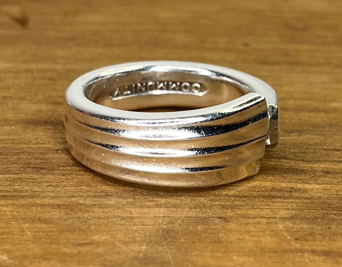 Silver Spoon Ring