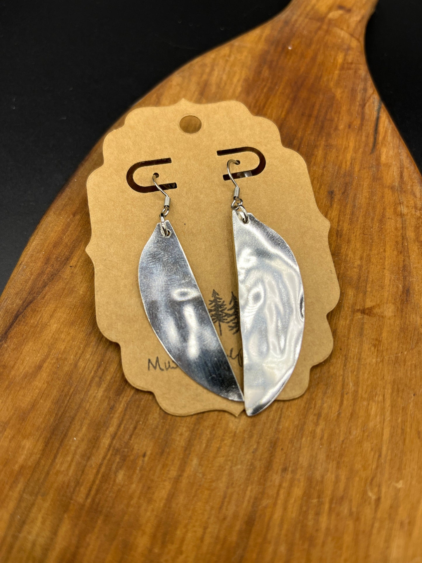 Silver Spoon Earrings