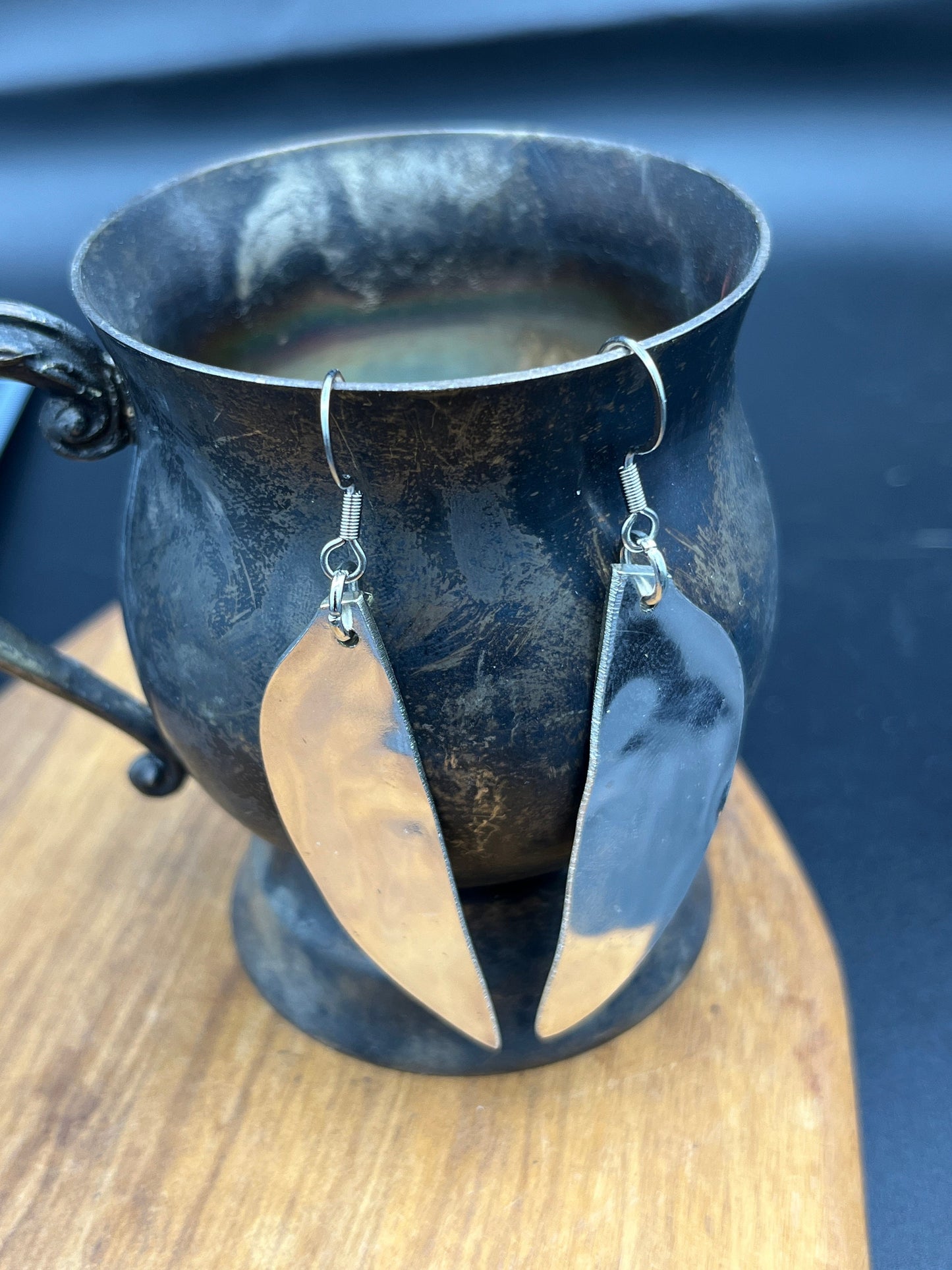 Silver Spoon Earrings