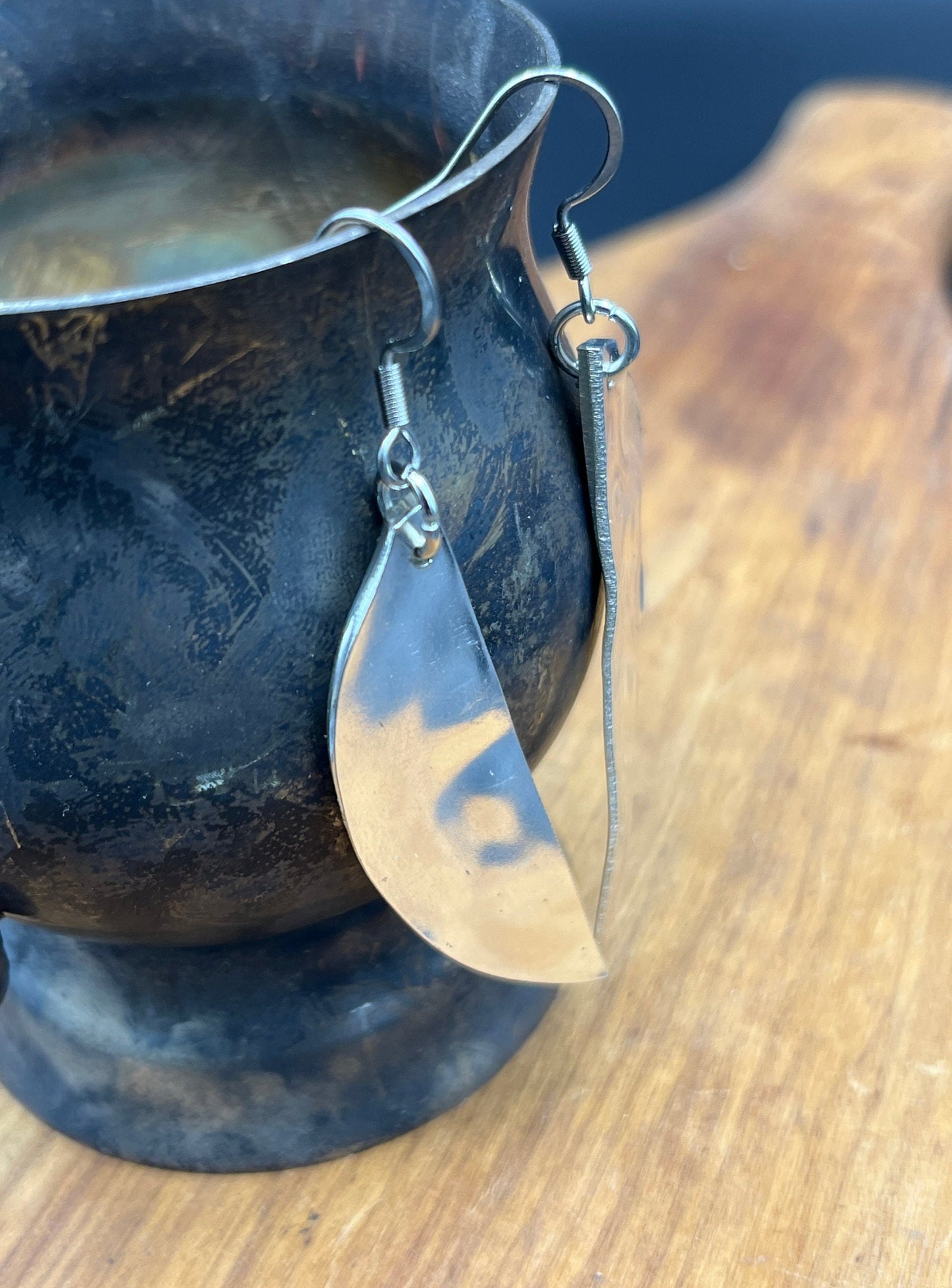 Silver Spoon Earrings