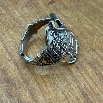 Switzerland Souvenir Spoon Ring