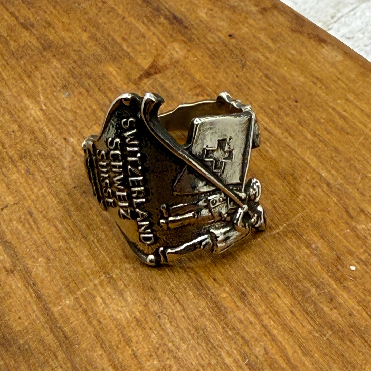 Switzerland Souvenir Spoon Ring
