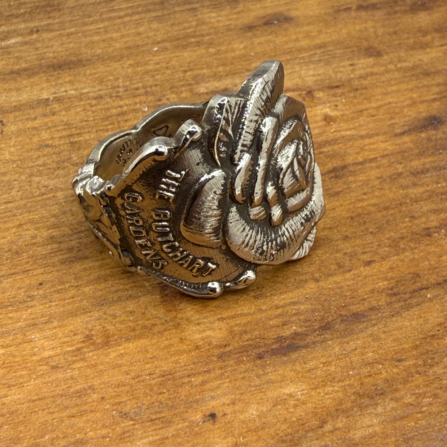 Butchart Gardens Souvenir Spoon Ring