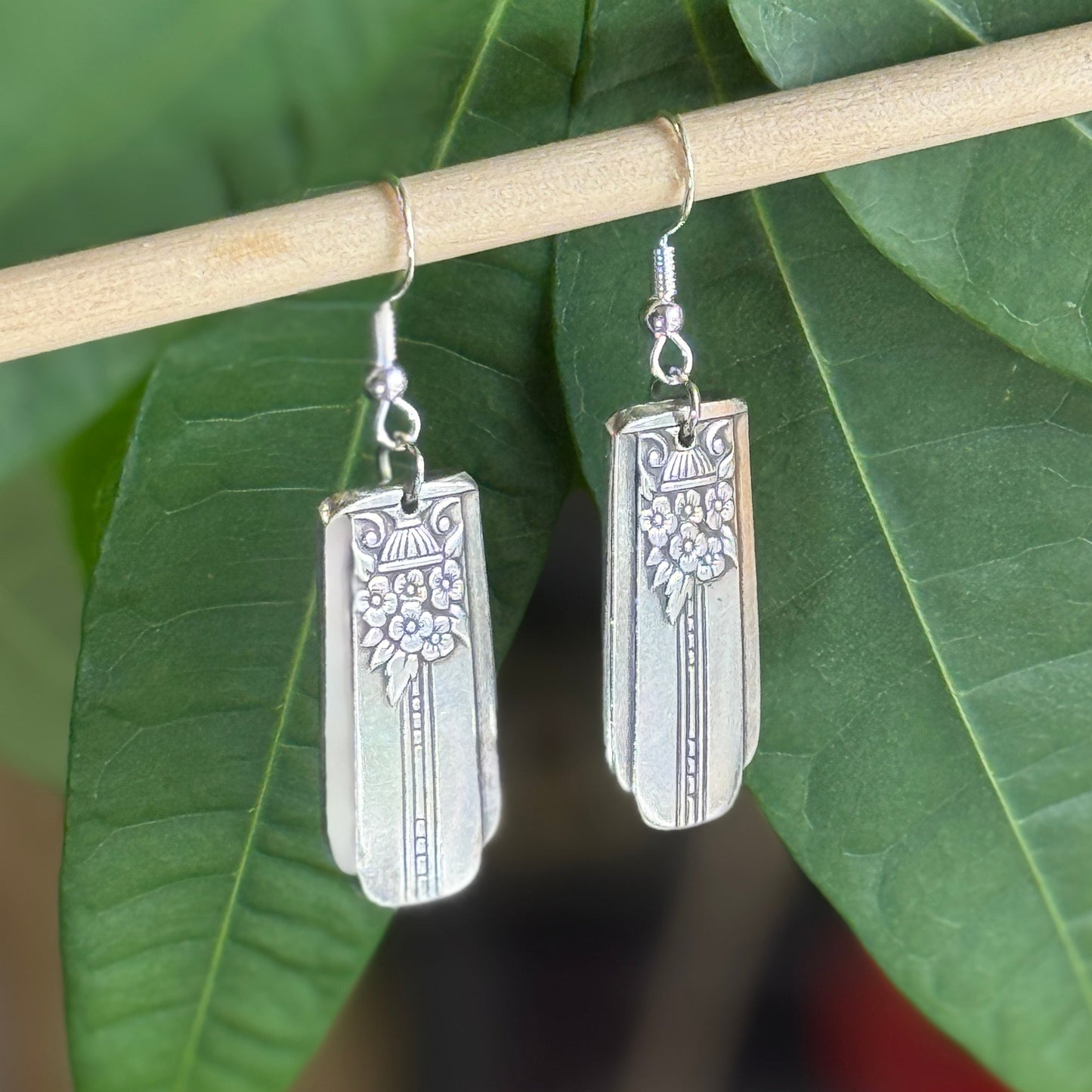 Silver Spoon Earrings