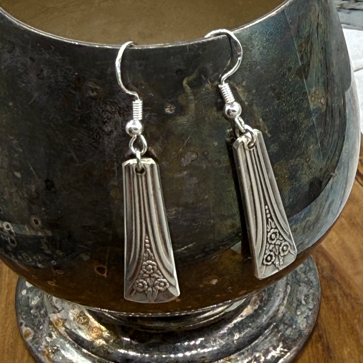 Silver Spoon Earrings