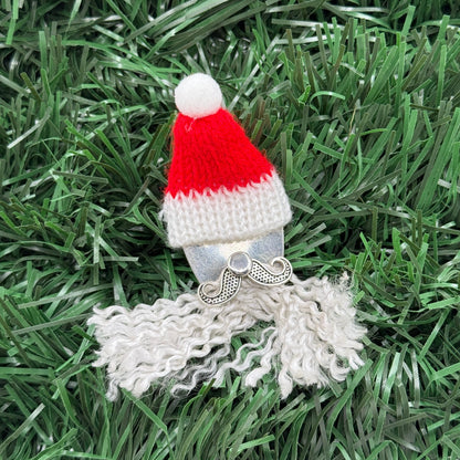 Silver Spoon Santa Ornament