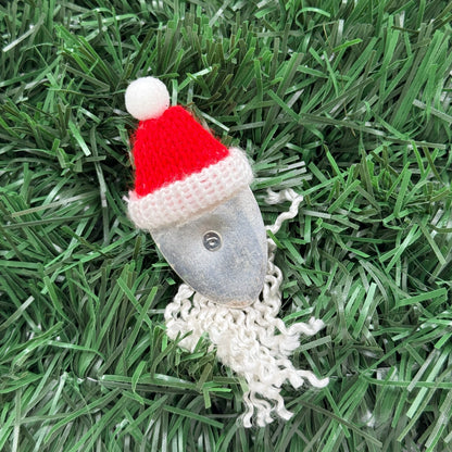 Silver Spoon Santa Ornament