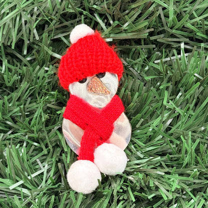 Silver Spoon Snowman Ornament