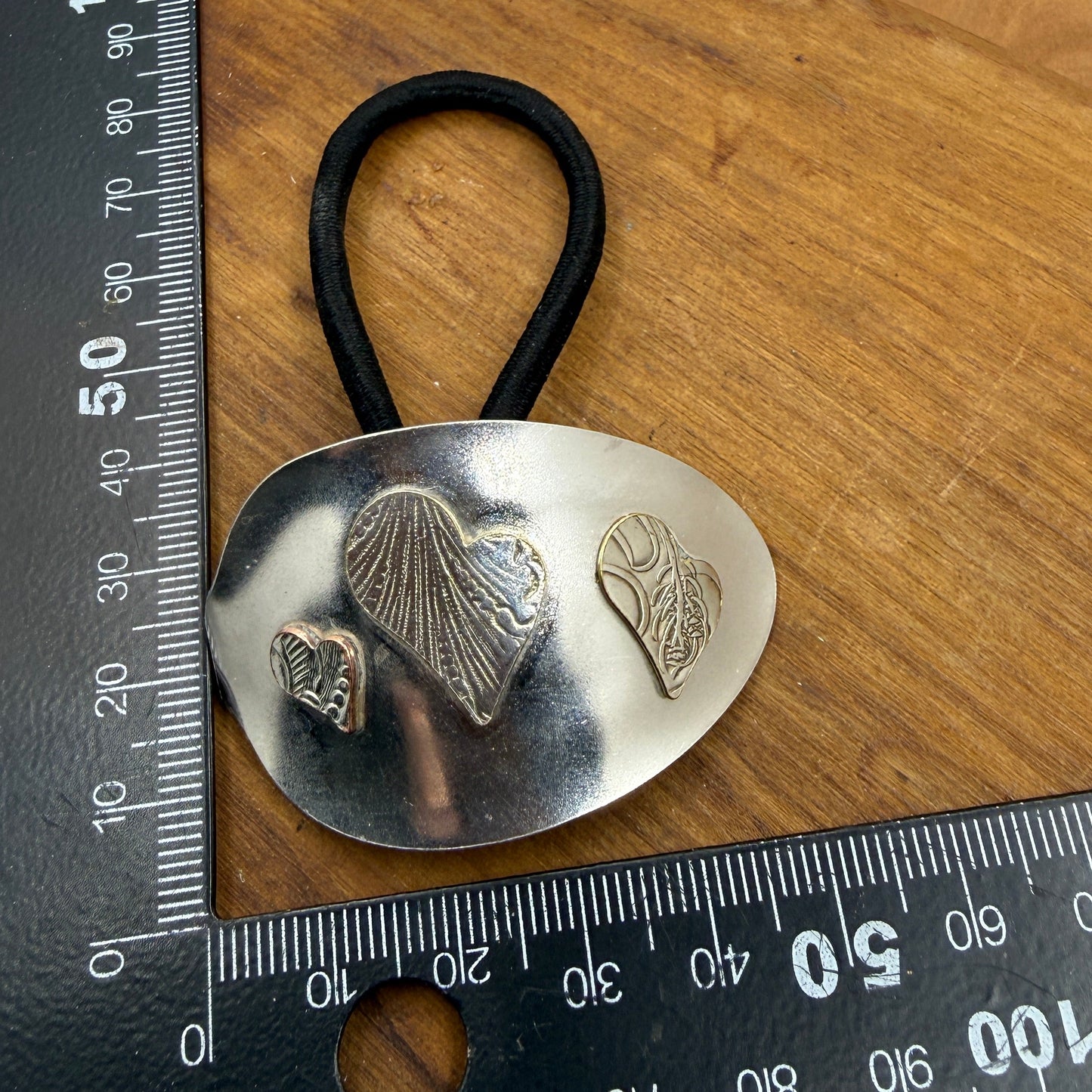 Hair Tie with Heart Shapes