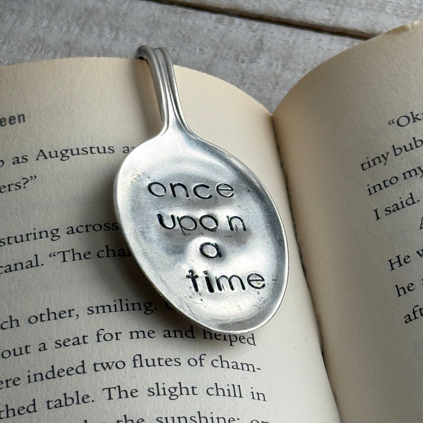 Hand Stamped Bookmark - Once Upon a Time
