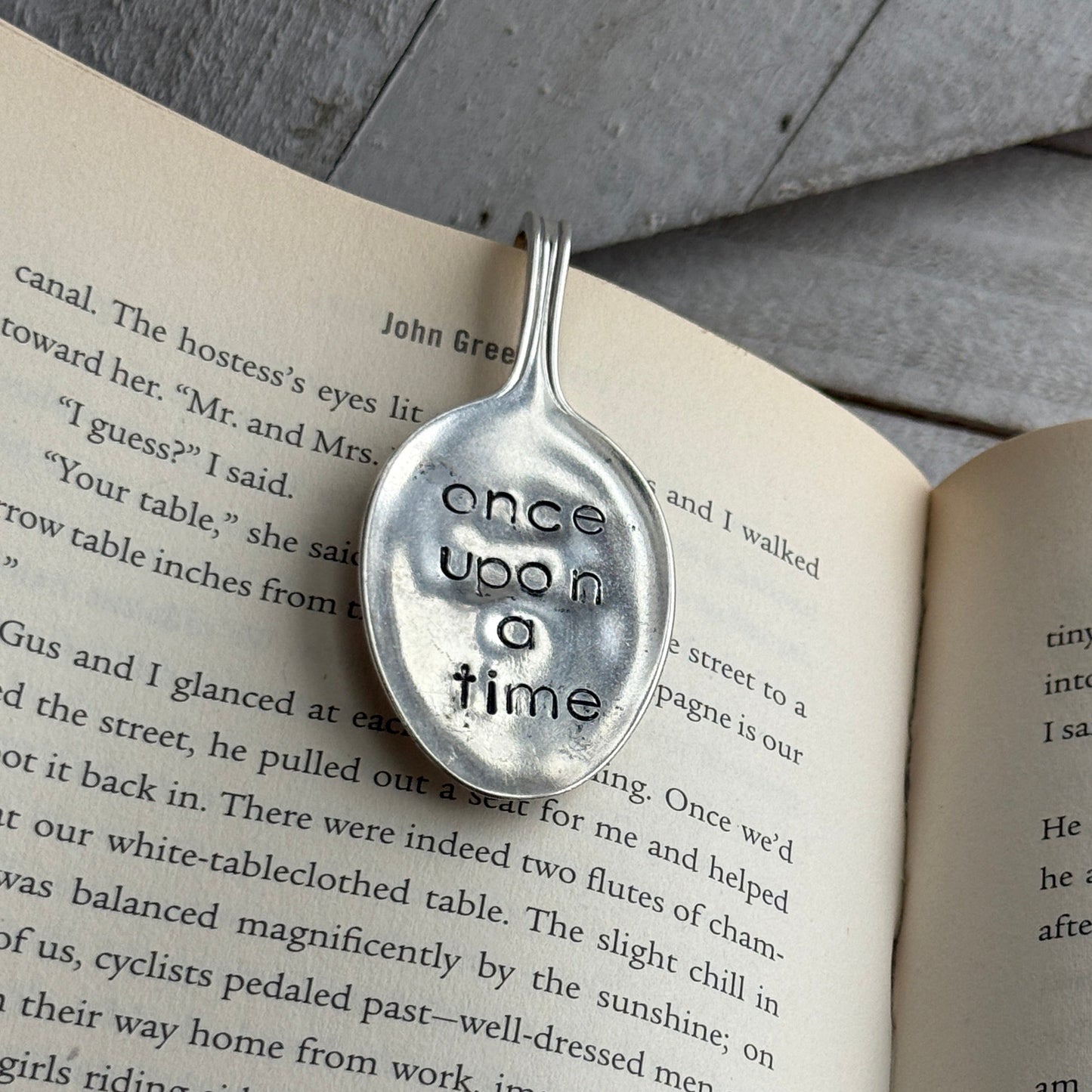 Hand Stamped Bookmark - Once Upon a Time