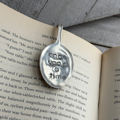 Hand Stamped Bookmark - Once Upon a Time