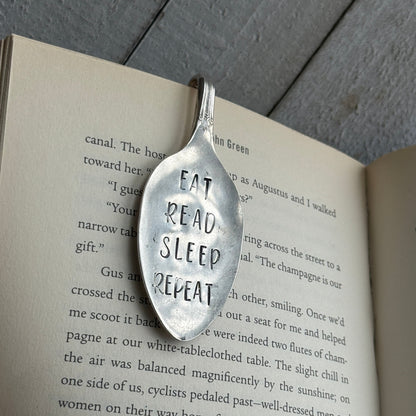 Hand Stamped Bookmark - Escaping to a better world