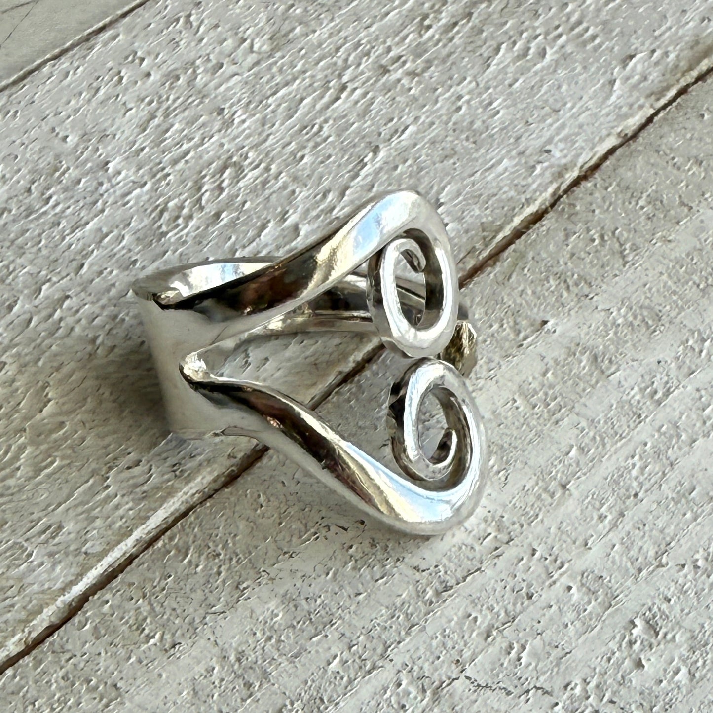 Fork Heart Ring