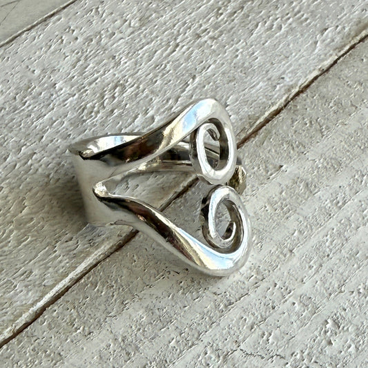 Fork Heart Ring
