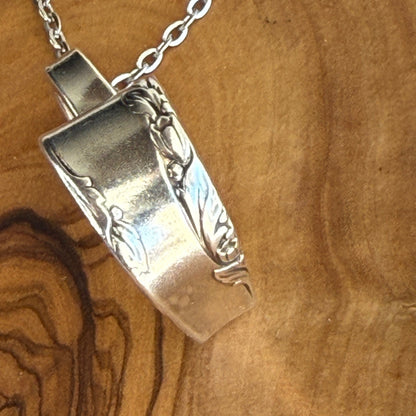 Silver Spoon Heart Pendant