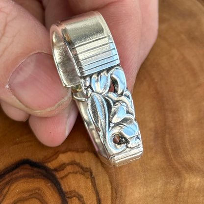 Silver Spoon Heart Pendant