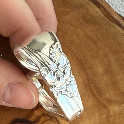 Silver Spoon Heart Pendant