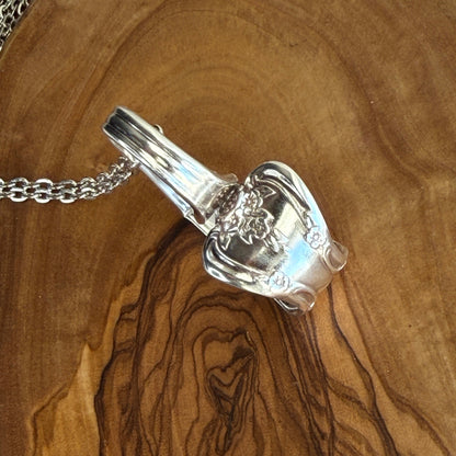 Silver Spoon Heart Pendant