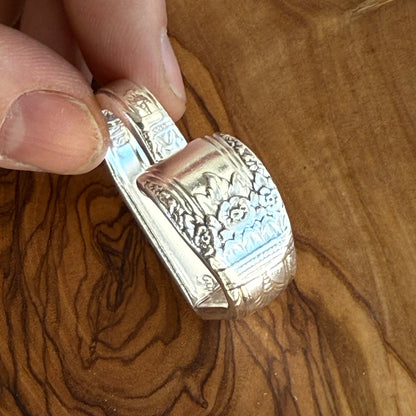 Silver Spoon Heart Pendant