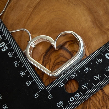 Silver Spoon Heart Pendant