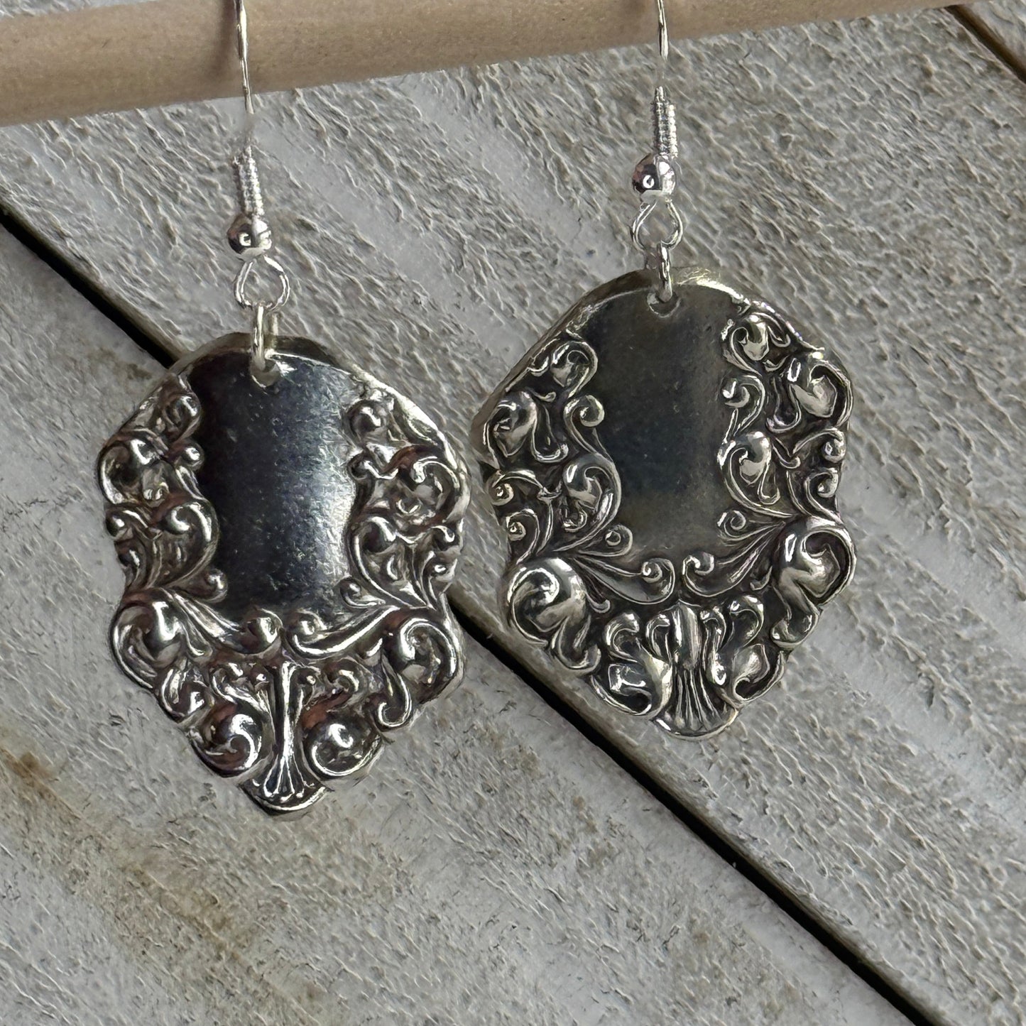 Silver Spoon Earrings