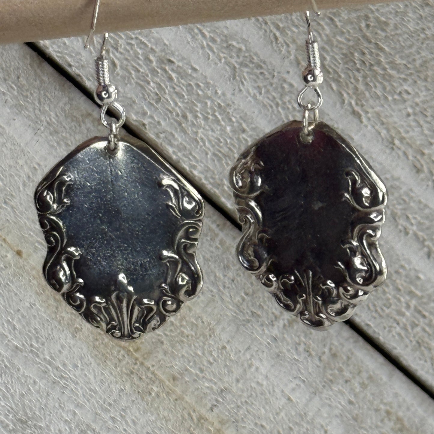 Silver Spoon Earrings