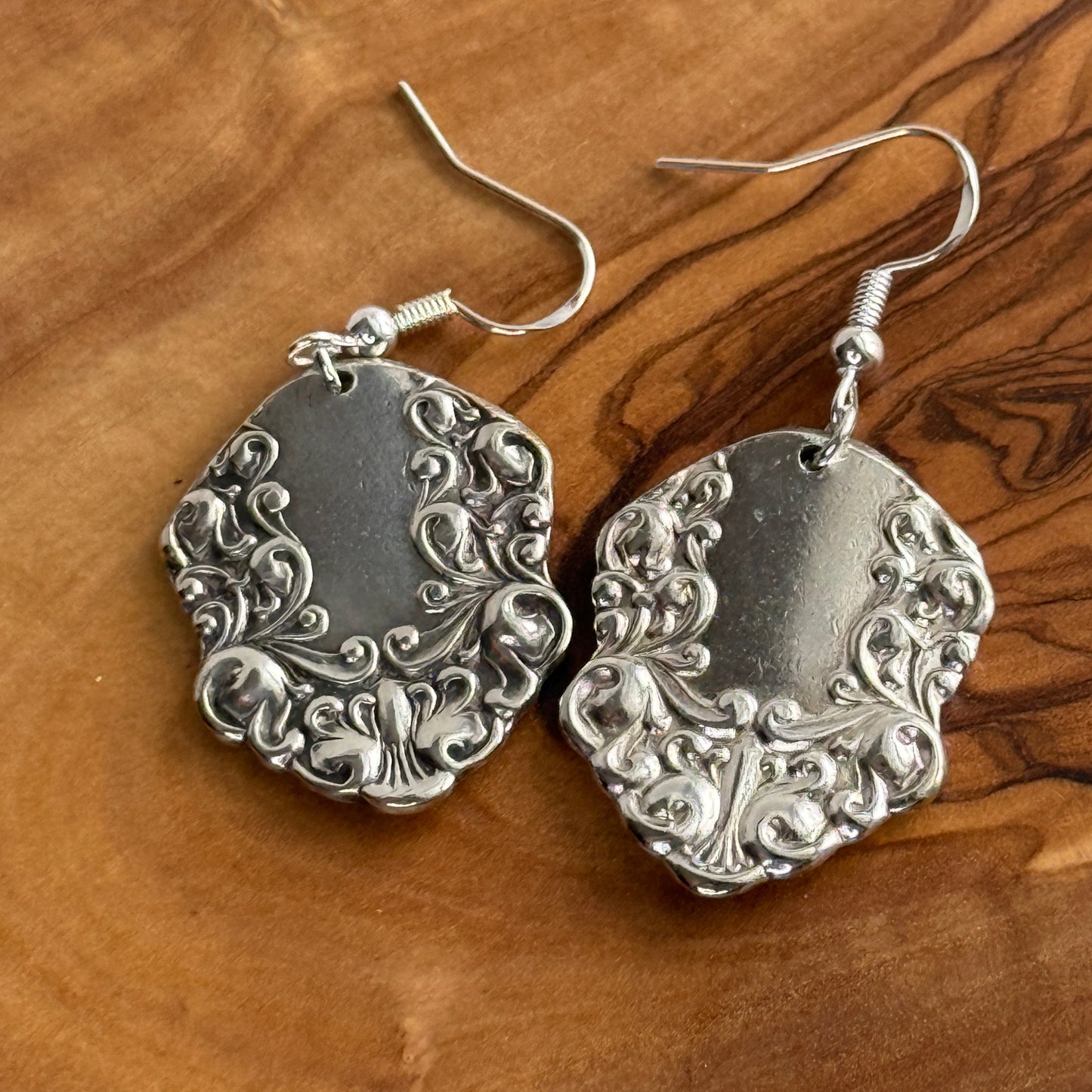 Silver Spoon Earrings