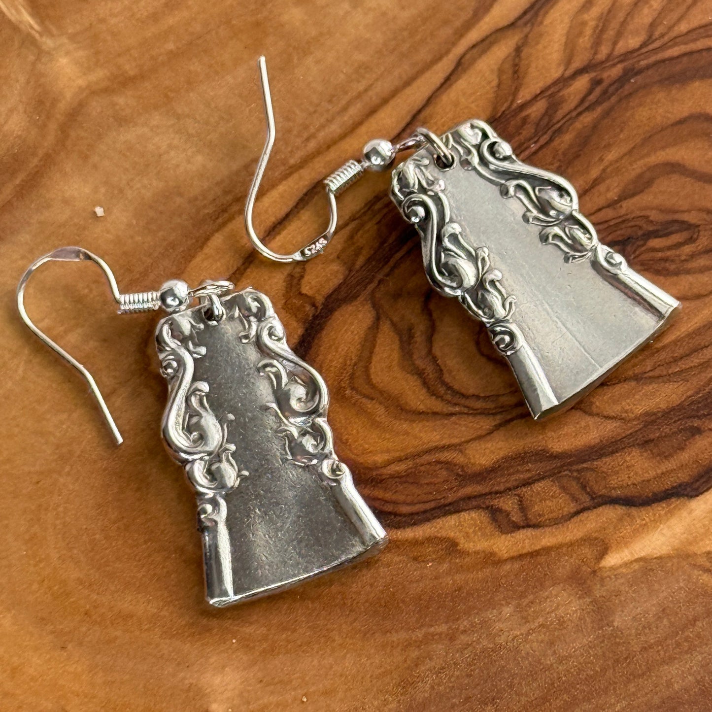 Silver Spoon Earrings